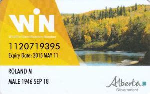 wildlife identification number alberta.
